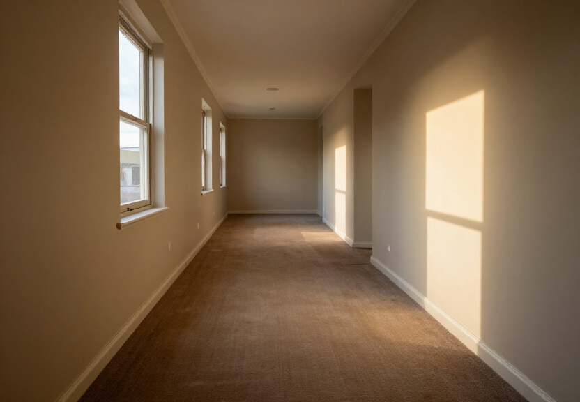 Restored living room in a Carlingford home after flood damage repair